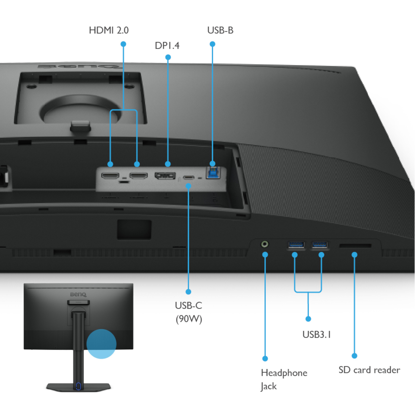 Monitor professionale per fotografi BenQ SW272U -  27