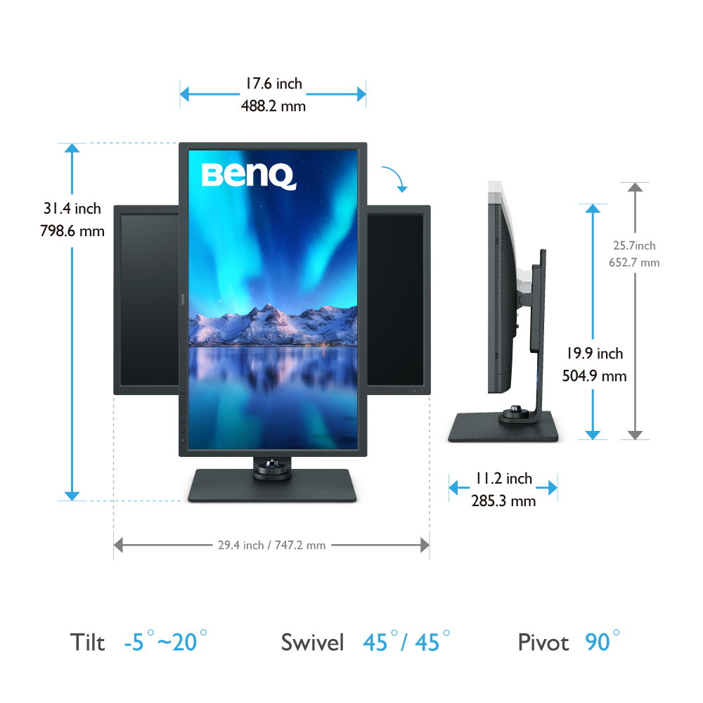 Monitor professionale per fotografi BenQ SW321C 32